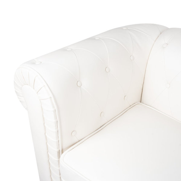 Alcott Hill® Bendjy 88 in Chesterfield Button Tufted Couch Upholstered